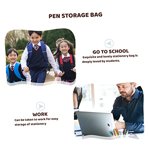 Uonlytech Großes Oxford Federmäppchen mit Zahlenschloss Tragbare Federmappe für Schule und Büro Wasserabweisend Großer Stauraum für Stifte Radiergummi Organizer für Schüler und Studenten von Uonlytech