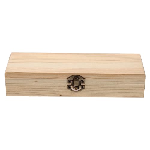 Uonlytech Holzbox Für Buntstifte Praktische Aufbewahrungsbox Aus Holz Für Schüler Junge Mädchen Und Lehrer Für Schulbedarf Malutensilien Und Kleine Schreibwaren Große Kapazität Zur von Uonlytech