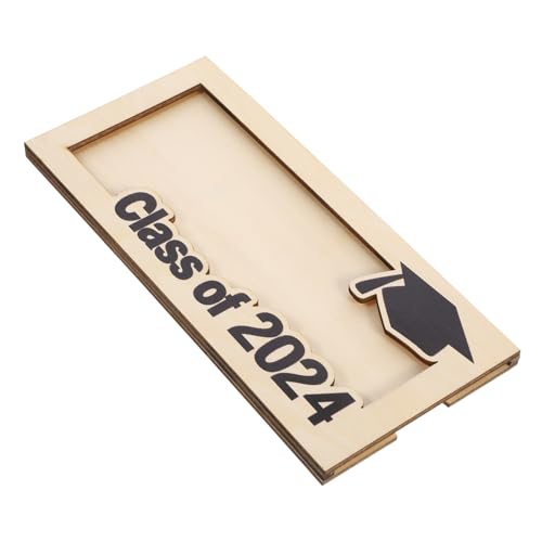 Uonlytech Holz Geldhalter Zum Selbermachen Kompakt Und Leicht Platzsparendes Rechteckiges Design Für Geschenke Zum Schulabschluss Oder Firmengeschenke von Uonlytech