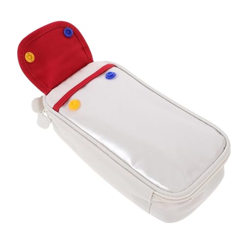 Uonlytech Multi Funktions Federmäppchen Große Kapazität Stifttasche aus Strapazierfähigem Canvas für Schule und Reisen für Bleistifte Kosmetik Reißverschluss und Stylischem Design von Uonlytech