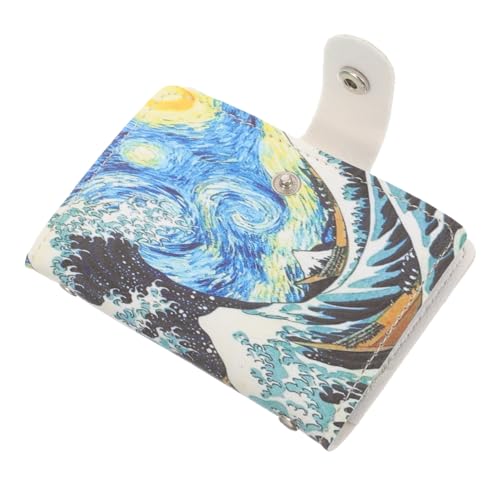 Uonlytech Multi-Slots Kartenhalter Für Id Und Kreditkarten Praktische Pu Geldbörse Mit Großem Fassungsvermögen Leicht Und Kompakt Für Unterwegs Für Damen Und Herren von Uonlytech