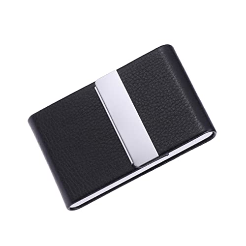 Uonlytech Big Capacity Pu Visitenkartenetui Hochwertiger Business Case Für Und Schwarz Für Kreditkarten Und Namensschilder von Uonlytech