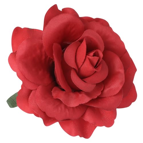 Uonlytech 2 1 Mexikanische Haarblumen Haarclip Rose Haarspange Mit Tropischen Blumen Haarspangen Für Den Herbst Roségoldene Haarnadeln Blumen-haarschmuck Rot Blumig Damen Mexiko Künstlich von Uonlytech