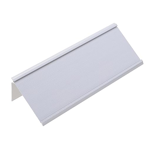 Uonlytech Portable Aluminiumlegierung Namensschild Mit Für Visitenkarten Und Organizer Silber Design Für Büro Und Geschäftsnutzung Für Id-Karten Und Kreditkarten von Uonlytech