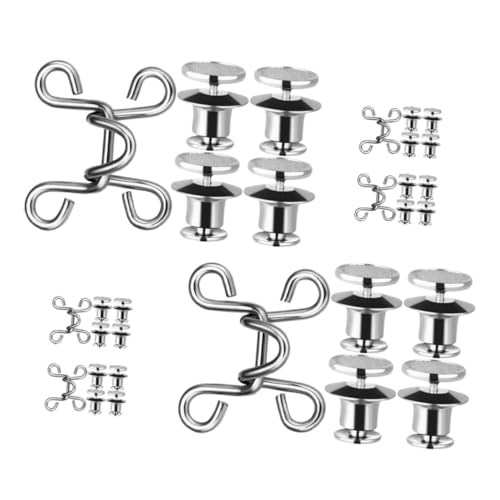 Uonlytech Verstellbarer Jeansknopf Extender 6 Satz Abnehmbare Taillenschnallen für Männer und Frauen Einfache Handhabung Dekorative Knöpfe zur Anpassung von Jeans und Hosen von Uonlytech