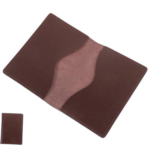 Uonlytech Visitenkarten-Organizer Doppelseitig Kartenhalter Visitenkartenetui Mit Taschen Aus Kunstleder Kartenetui Kartenhalter Für Draußen Karten Und Tickethalter von Uonlytech