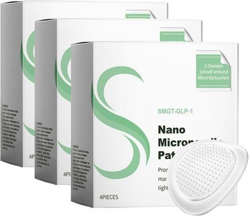 3 Stück SMGT-GLP1 Nano-Mikronadelpflaster – Nano-Mikronadelpflaster Zur Gewichtsabnahme, Lang Anhaltendes GLP1-Mikronadelpflaster Mit Verbesserter Absorption Für Frauen Und Männer 3 Stück SMGT-GLP1 Nano-Mikronadelpflaster – Nano-Mikronadelpflaster Zur Gewichtsabnahme, Lang Anhaltendes GLP1-Mikronadelpflaster Mit Verbesserter Absorption Für Frauen Und Männer von Uoqpty