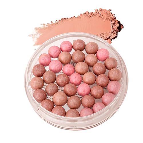 Gesichtsrouge | Leicht Verblendbare Wangenkosmetik | Aufbaubares Rouge Mit Hoher Pigmentierung Für Damen Mädchen Erwachsene & Gemeinsame Nutzung von Uoqpty