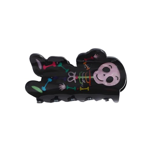 Uoqpty Gothic Haarklammern | Skelett Form Haarspangen,Halloween Barrettes Frisuren Accessoires für Frauen Mädchen Hochzeit Geburtstage Feste Feiertage Alltag von Uoqpty