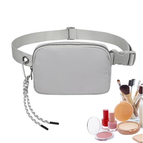 Uoqpty Sling Bag - Tragbare Sling Bag - Wasserdichter Sling Rucksack für Outdoor, Reisen, Wandern, Schultertasche mit langem Schultergurt, grau, Refer to description von Uoqpty