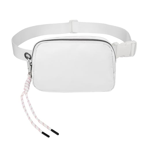 Uoqpty Sling Bag - Tragbare Sling Bag - Wasserdichter Sling Rucksack für Outdoor, Reisen, Wandern, Schultertasche mit langem Schultergurt, weiß, Refer to description von Uoqpty