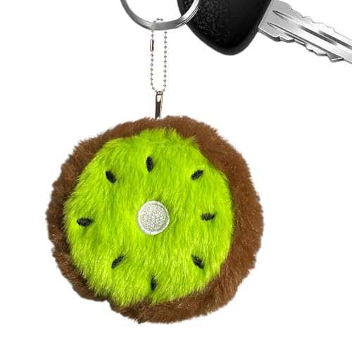 Uozonit Geldbörse aus Plüsch, Geldbörse aus Plüsch, Obst | Münztasche und Geldbörse in Form von Cartoon-Früchten, kleine weiche Geldbörse, Taschenanhänger aus Plüsch,, Kiwi, Se référer au descriptif von Uozonit