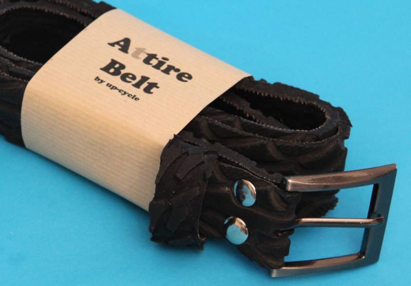 Attire - Belt // Länge 140cm/55In Gürtel Aus Recyceltem Fahrradreifen Upcycling Neu Vegan von UpCycleAttireBelt