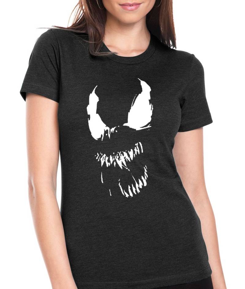 Spiderman "Venom" Womens Jr. Passen T-Shirt von UpNorthTees