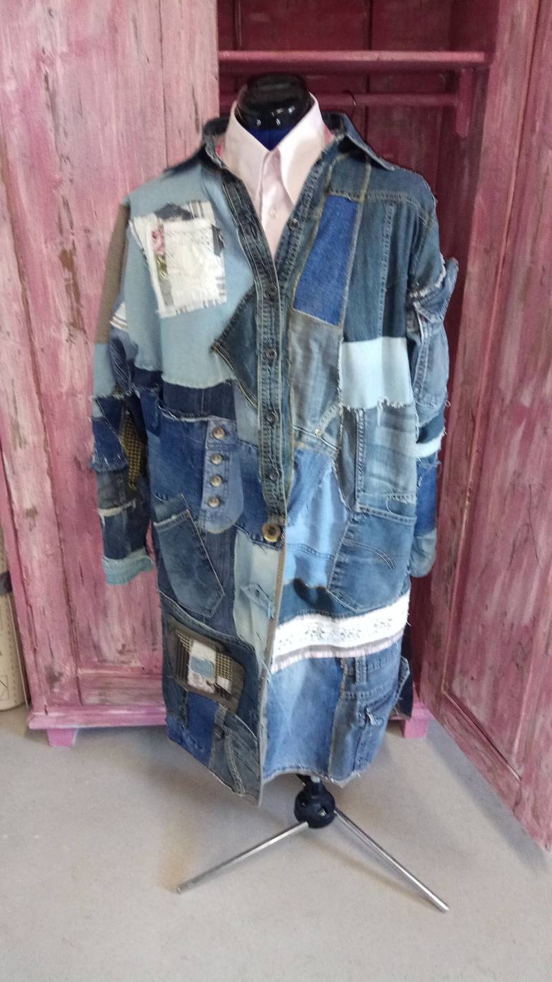 Jeans Mantel von UpcyclingVonCarmen