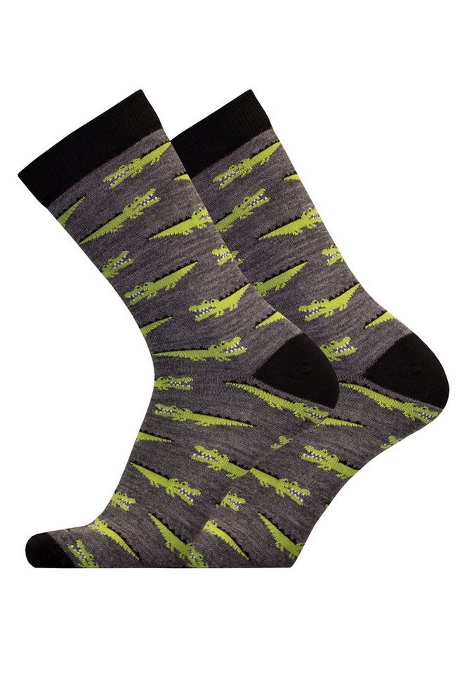 UphillSport Socken CROCODILE 2er Pack (2-Paar) in atmungsaktiver Qualität von UphillSport