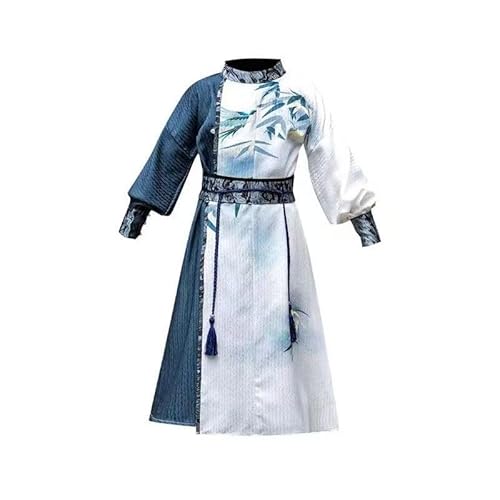 Uplateng Kinder Chinesischen Traditionellen Ritter-Errant Stil Verbesserte Hanfu Bühne Kostüm Junge Mode Hübscher Tang-Anzug Cosplay Kostüm 110-160 (Type C,140) von Uplateng