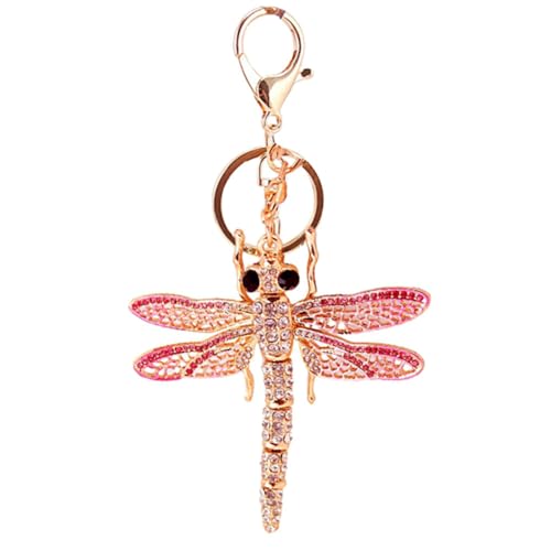 Uposao Libelle Schlüsselanhänger Anhänger Bling Bling Libelle Schlüsselbund Auto Schlüsselbund Diamond Libelle Schlüsselbund Insekt Schlüssel Anhänger Autoschlüssel Anhänger für Mädchen Frauen von Uposao