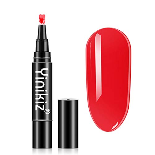 Uposao Nagellackstift, 3 in 1 Nagellack Stift One Step UV Nagellack UV Gel Nagelgel Nail Polish LED Gel Nagellack Pen Soak off Gel Ideal für zu Hause und Professionelle Maniküre von Uposao