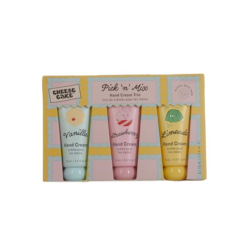 Cheese Cake Set mit 3 Handcremes Pick n' Mix aromatisiert für Teenager Mädchen Schönheit von Upper Canada