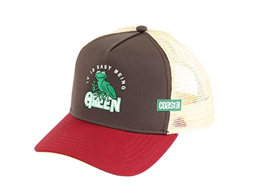 Uprock Coastal Easy Green Trucker Snapback Cap Mudd Wine von Uprock