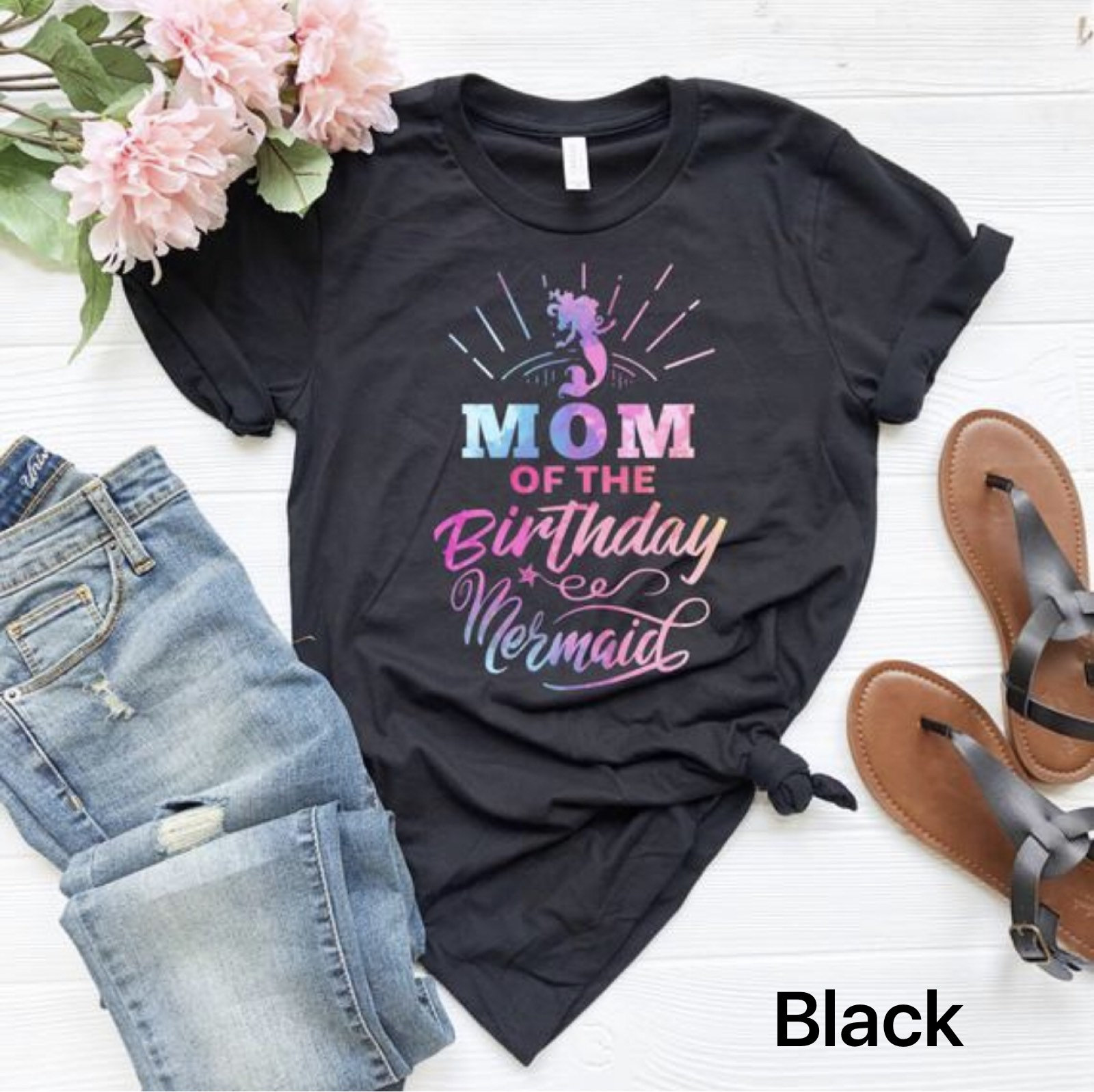 Mermaid Shirt-Mermaid Birthday T-Shirt-Mermaid Mom Shirt-Funny T-Shirt Mermaid Shirt-Mermaid Birthday T-Shirt-Mermaid Mom Shirt-Funny T-Shirt von UpsideMentality