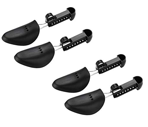 2 Paar Kunststoff Verstellbare Länge Damen Schuhspanner Schuhdehner-Organisatoren Praktischer Schuhformhalter mit Zugfederspirale für die meisten Schuhe von Upstore