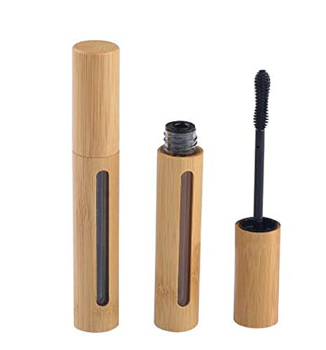 2 x 6 ml leere umweltfreundliche Mascara-Wimperntusche, Flaschengläser, Kosmetik-Make-up-Fläschchen, Aufbewahrungsbehälter für Mascara, Wimpernwachstum, Öl von Upstore