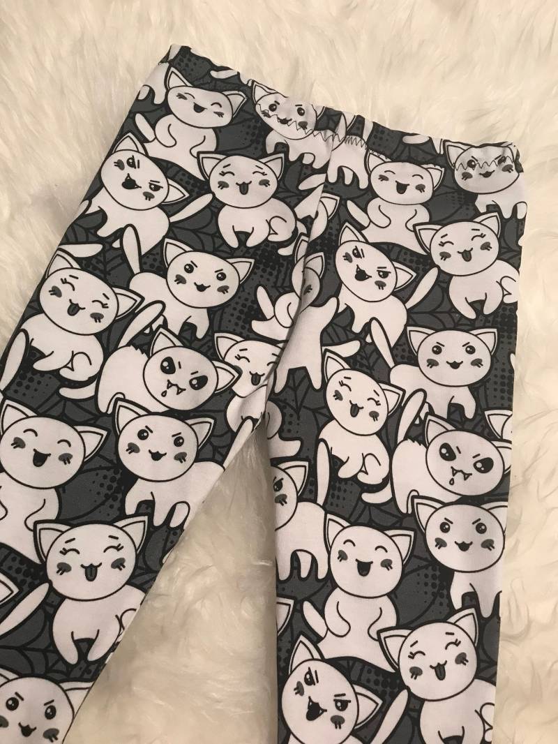 Vampir Katze Halloween Leggins - Baby, Kleinkind Halloween-Outfit von UptownAvanue