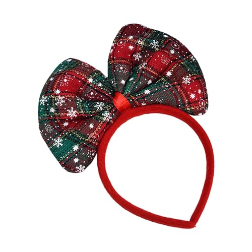 12 Stück 2024 Neujahrs-Stirnband, Weihnachtsabend, Party-Dekoration, Kopfbedeckung, große Schleife, Urlaub, Party, Foto-Requisiten, Geschenke, Party, Thema, Kopfbedeckung, 12 Stück 2024 Neujahr von Uqezagpa