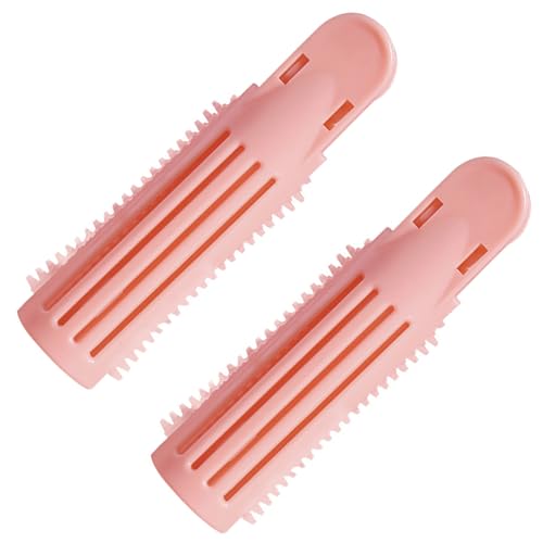 2 Stück ohne Wärmerolle Haar Styling Clip Fransen Haarnadel Frauen Lockenwickler Werkzeug geeignet für verschiedene Haartexturen von Uqezagpa