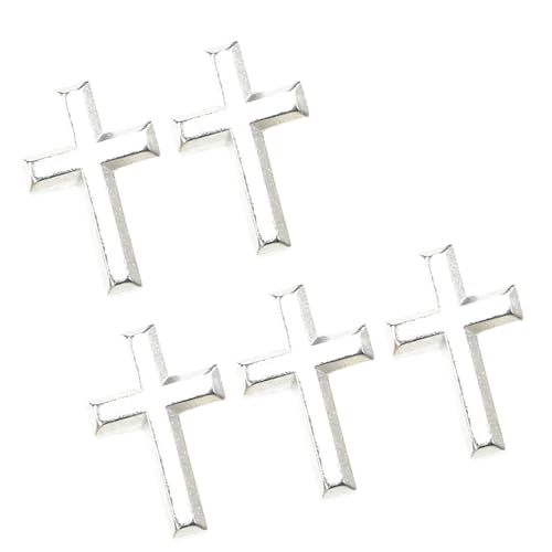 5 Stück stilvolle Metall-Kruzifix-Brosche religiöse Anstecknadel Legierung Abzeichen für Christen und trendige Accessoires Enthusiasten handgefertigte Brosche, Narrow face, Wie beschrieben 5 Stück stilvolle Metall-Kruzifix-Brosche religiöse Anstecknadel Legierung Abzeichen für Christen und trendige Accessoires Enthusiasten handgefertigte Brosche, Narrow face, Wie beschrieben von Uqezagpa