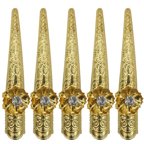 Ancient Queen Fingernagelringe Nägel Ringe Dekoration Zubehör Halloween Fingernägel Spitze Krallen Ringe Fingernagel Krallen von Uqezagpa