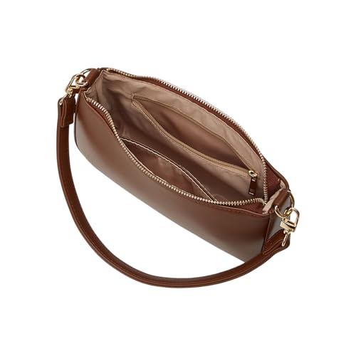 Damen-Umhängetasche, PU-Leder, Achsel-Clutches, Geldbörse, kleine Achsel-Umhängetasche, Pendeln, Crossbody-Tasche für den täglichen Gebrauch, trendige Schultertasche, Retro, Unterarm, kleine von Uqezagpa