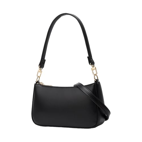 Damen-Umhängetasche, PU-Leder, Achsel-Clutches, Geldbörse, kleine Achsel-Umhängetasche, Pendeln, Crossbody-Tasche für den täglichen Gebrauch, trendige Schultertasche, Retro, Unterarm, kleine von Uqezagpa