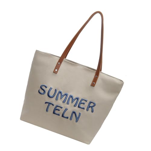 Damen-Umhängetasche, koreanischer Stil, Achseltasche, Segeltuch, Handtasche, Arbeit, Schule, großes Fassungsvermögen, Einkaufen für den täglichen koreanischen Stil, Achselhöhle für Frauen, große Damen-Umhängetasche, koreanischer Stil, Achseltasche, Segeltuch, Handtasche, Arbeit, Schule, großes Fassungsvermögen, Einkaufen für den täglichen koreanischen Stil, Achselhöhle für Frauen, große von Uqezagpa