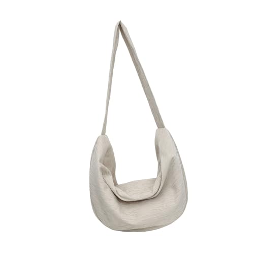 Damen-Umhängetasche, koreanischer Stil, Knödel, Nylon, Messenger, große Kapazität, Crossbody für Herbst und Winter, koreanische Stile, Crossbody für Damen, Nylon, Schulterknödel, täglich, D, One Size von Uqezagpa