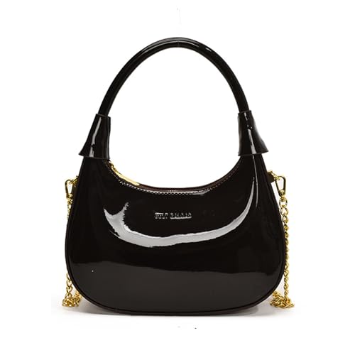 Damentasche Mode Handtasche Kette Crossbody Trendy Achsel Shopping Dating Herbst Winter Schulter Frauen Achsel Handtasche Herbst Winter Schulter Achsel Handtasche Herbst Winter Schulter Achsel von Uqezagpa