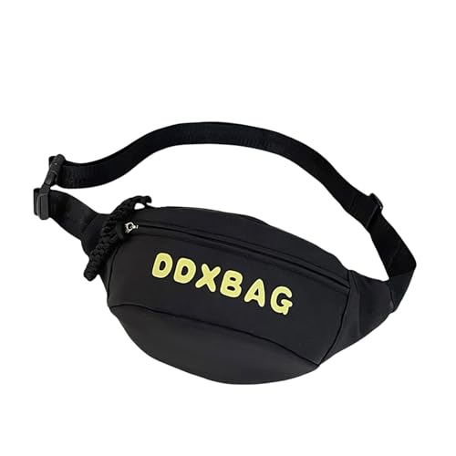 Einfache Brusttasche mit verstellbarem Riemen, Handytasche, japanischer Stil, Crossbody-Taille, schöne Brusttasche, japanischer Stil, Crossbody für Mädchen und Damen, schöne lässige Taille, Schwarz von Uqezagpa