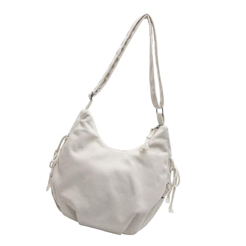 Elegante Damen Cord Umhängetasche Große Crossbody Geldbörse Slouchy Bag Praktische Achseltaschen für Einkaufen oder Reisen Alltag, beige, One Size Elegante Damen Cord Umhängetasche Große Crossbody Geldbörse Slouchy Bag Praktische Achseltaschen für Einkaufen oder Reisen Alltag, beige, One Size von Uqezagpa