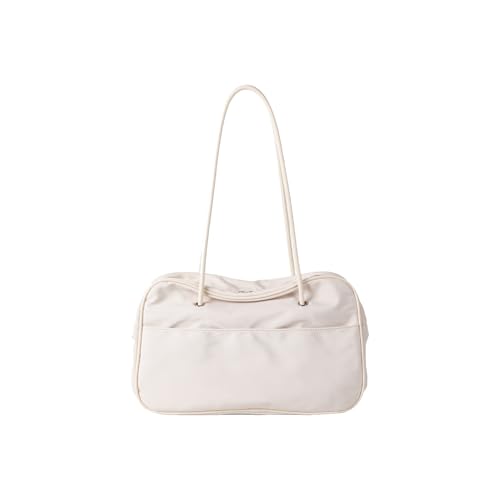 Elegante Damen Schultertasche Kissen Handtasche mit großer Kapazität und Motorrad Stil ArmpIt Taschen für stilvolle Looks Geräumige Umhängetasche, beige, One Size Elegante Damen Schultertasche Kissen Handtasche mit großer Kapazität und Motorrad Stil ArmpIt Taschen für stilvolle Looks Geräumige Umhängetasche, beige, One Size von Uqezagpa