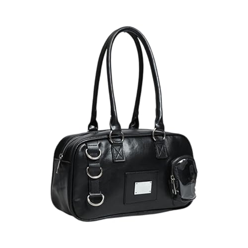 Elegante Damen-Unterarmtasche, lässige Schultertasche, modische Handtasche, Satchel für Reisen, Einkaufen und Outdoor-Aktivitäten, PU-Leder, tägliche Pendler Elegante Damen-Unterarmtasche, lässige Schultertasche, modische Handtasche, Satchel für Reisen, Einkaufen und Outdoor-Aktivitäten, PU-Leder, tägliche Pendler von Uqezagpa