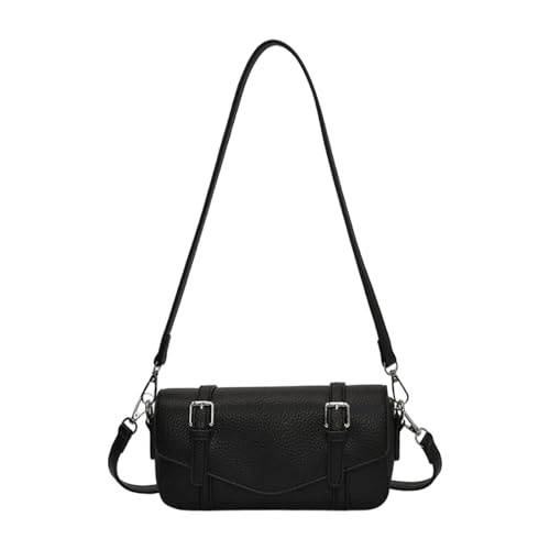 Elegante Damen Unterarmtasche Casual Schultertaschen PU Leder Crossbody Satchel mit verstellbarem Stap für den Alltag PU Leder Umhängetasche, Schwarz , One Size Elegante Damen Unterarmtasche Casual Schultertaschen PU Leder Crossbody Satchel mit verstellbarem Stap für den Alltag PU Leder Umhängetasche, Schwarz , One Size von Uqezagpa