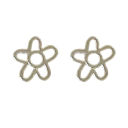 Elegante Metall-Ohrstecker mit schönen Blumen-Ohrringen, niedliches Zubehör für Damen, tägliches Pendeln, tägliches Pendeln, Einheitsgröße, Wie beschrieben, Wie beschrieben von Uqezagpa