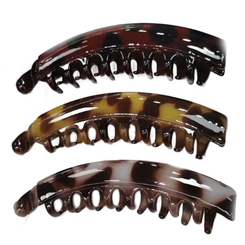 Haarspangen aus langlebigem Kunststoff, Bananen-Haarspangen, Cosplay, Halloween, vielseitiges Haar-Accessoire, 3 Stück von Uqezagpa