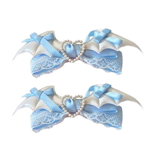 Haarspangen mit Schleifen, modische Statement-Haarschmuck, ideal für Partys und Freizeitstile, 2 Stück von Uqezagpa