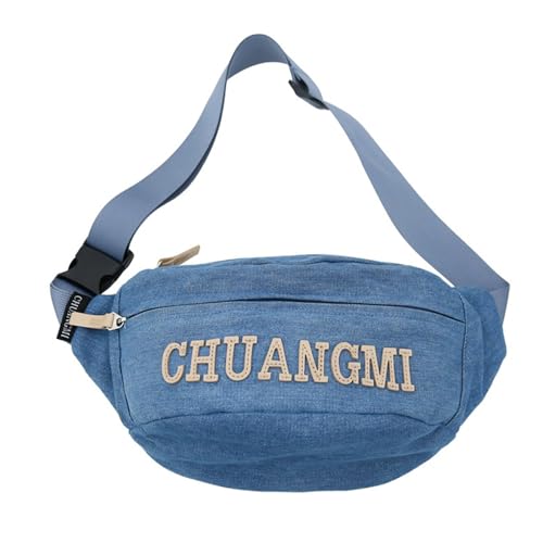 Hüfttasche, multifunktional, für Damen, Brustgürtel, modisch, für Reisen, Brust für Damen und Crossbody, modischer Briefgürtel, hellblau, Mass Beauty Hüfttasche, multifunktional, für Damen, Brustgürtel, modisch, für Reisen, Brust für Damen und Crossbody, modischer Briefgürtel, hellblau, Mass Beauty von Uqezagpa