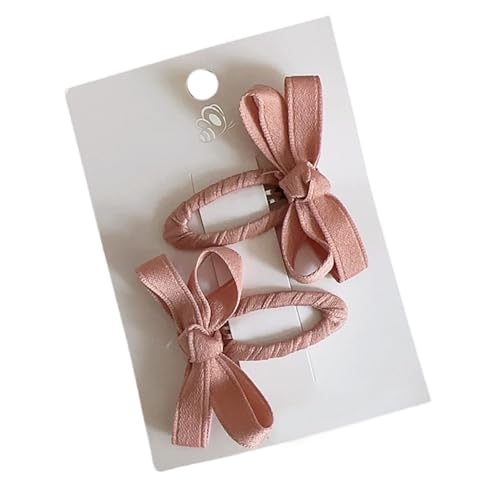 Kinder-Haarspangen mit Schleife, schöne bunte Haarnadeln, dekorativer Clip für Mädchen, seitliches Haar-Accessoire von Uqezagpa