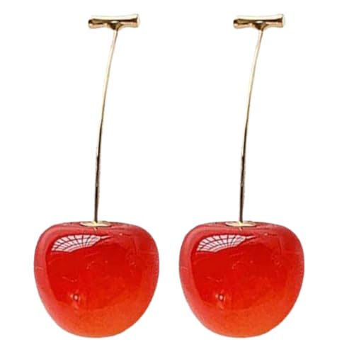 Lange Ohrringe für Damen, süße Früchte, modischer Schmuck, multifunktionales Accessoire für Sammlung und tägliches Tragen, Tropfenohrringe, Large, Wie beschrieben, Wie beschrieben von Uqezagpa