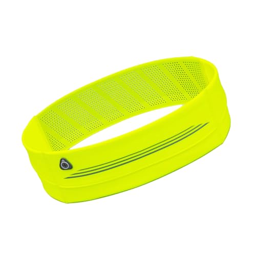Laufgürtel, Hüfttasche, atmungsaktiv, verdeckt, unsichtbar, Sportgürtel, Handytaschen, Turnbeutel mit Taschen, Grün., Einheitsgröße von Uqezagpa